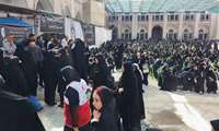 ادامه خدمات درمانی در دومین روز برپایی بیمارستان صحرایی رسول اکرم (ص)